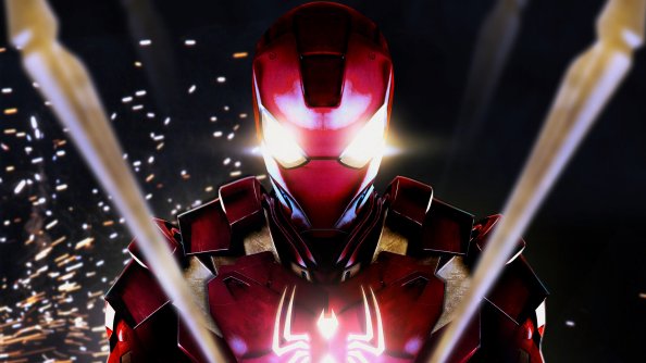 Spidey Iron Suit 4k