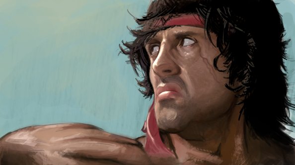 Rambo Sylvester Stallone Artwork 4k