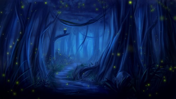 Owl Forest Fantasy Dreamy