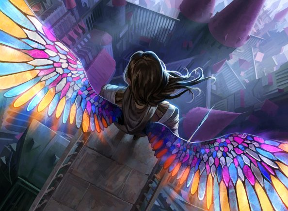 Angel Colorful Wings 5k