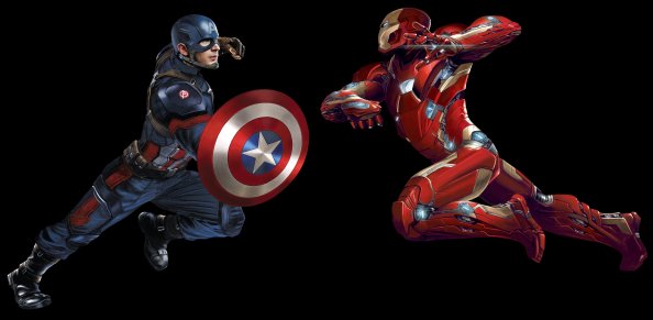 Iron Man Captain America 8k