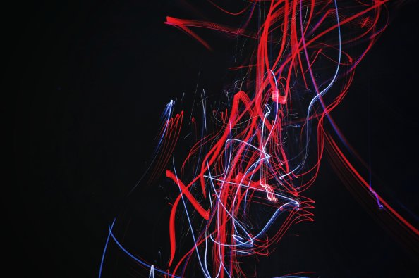 Light Trail Neon Abstract