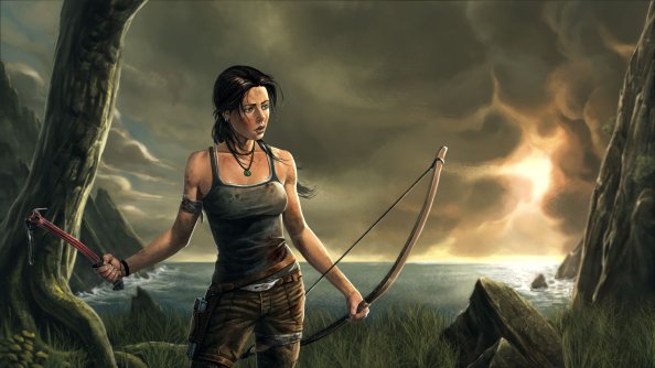 Lara Croft 8k Artwork