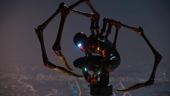 Iron Spiderman Suit Spiderman Ps4
