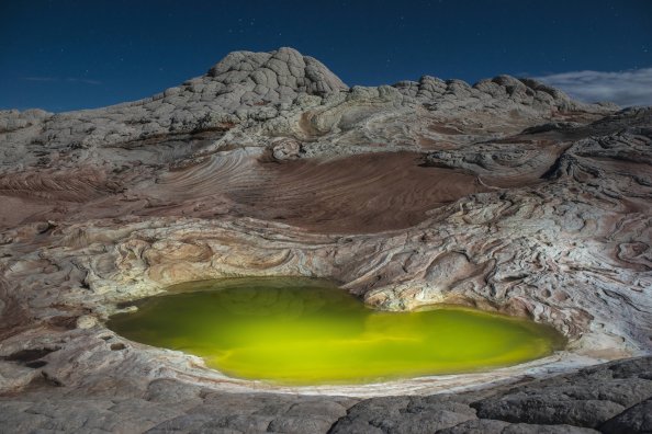 Green Pond At White Pocket