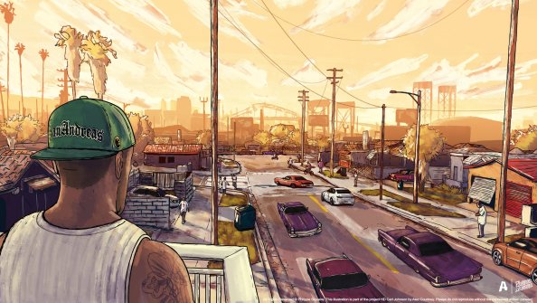 Gta San Andreas Artwork