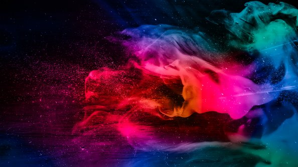 Abstract Smoke Delusion Colorful