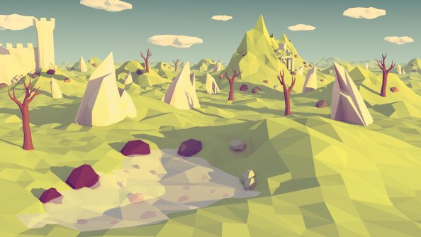 Polygon Landscape Art