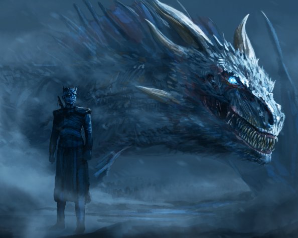 White Dragon Of Night King