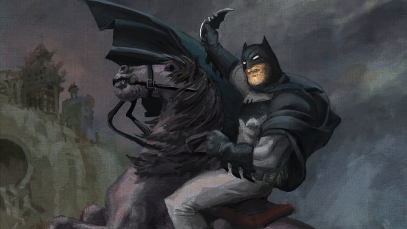 Batman Horse 4k