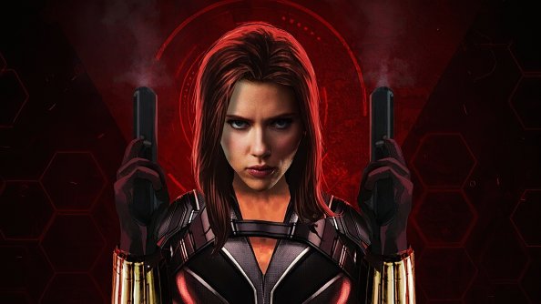 Black Widow Movie Art
