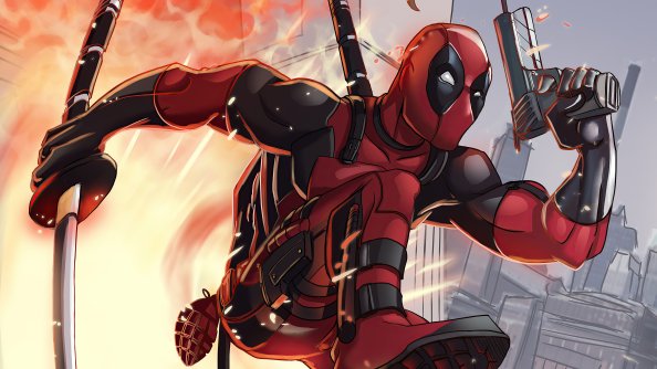 Deadpool Away From Attack