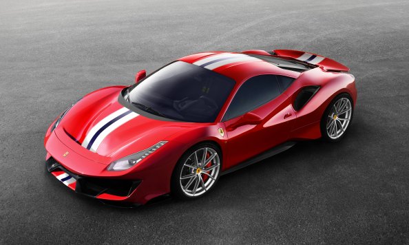 Ferrari 488 Pista 2018 Side View