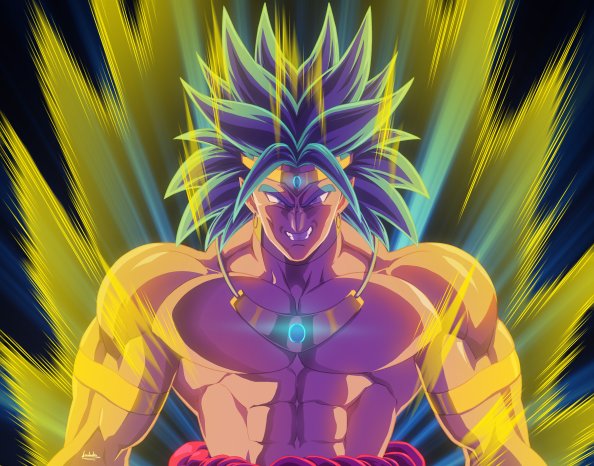 Broly Dragon Ball Z Anime Artwork