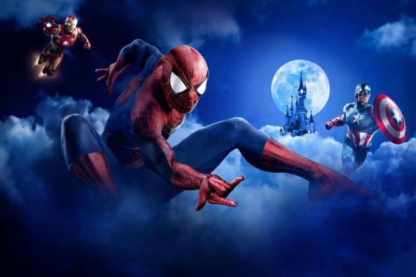Spiderman Iron Man Captain America
