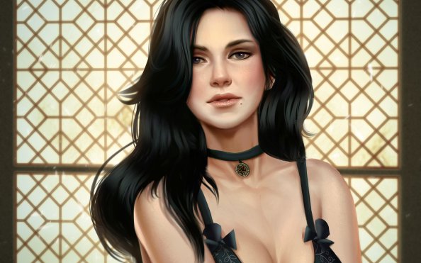 Girl Looking At Viewer Digital Art 5k
