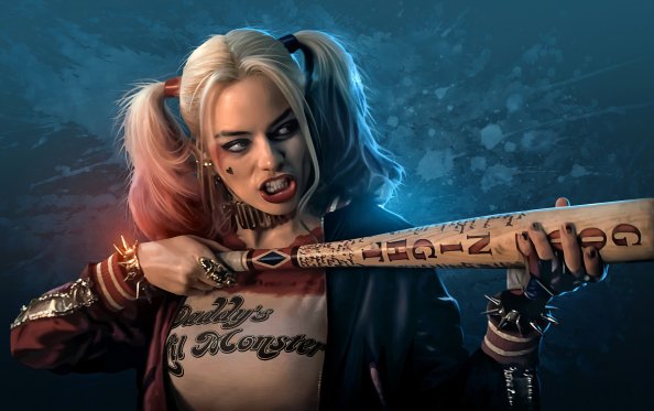 Harley Quinn Good Thing Baseball 4k