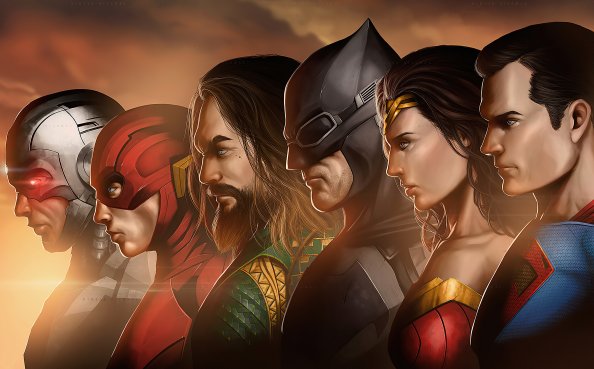 Justice League Heroes Together 4k