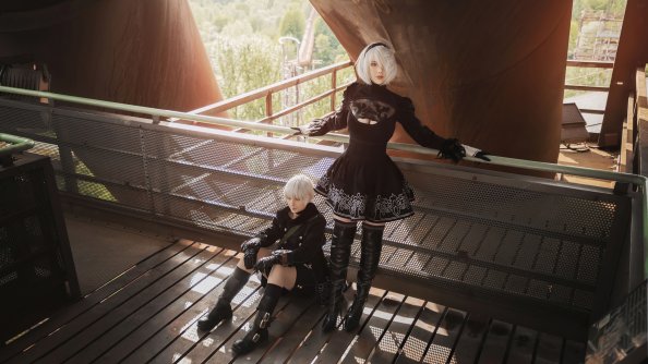2b And 9s Nier Automata Cosplay 5k