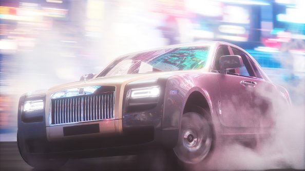 Rolls Royce Drift Smoke 5k