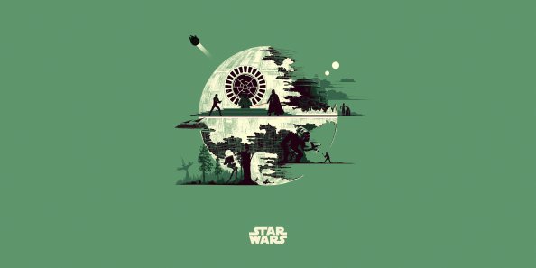 Star Wars Minimalism Artwork 5k