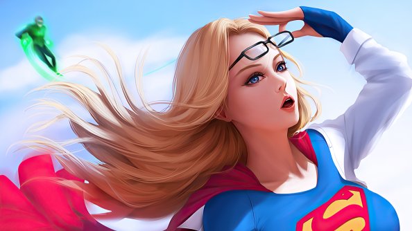 Supergirl Specs Off