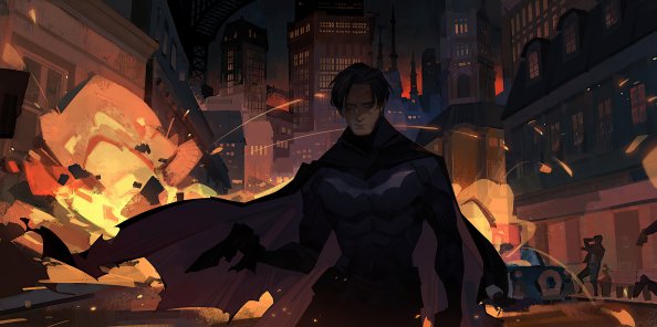 The Batman Gotham City Burn