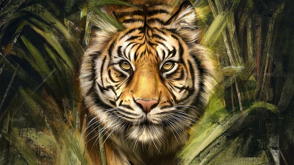 Tiger Painting Art