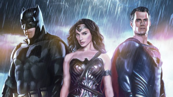 Wonder Woman Batman Superman 4k