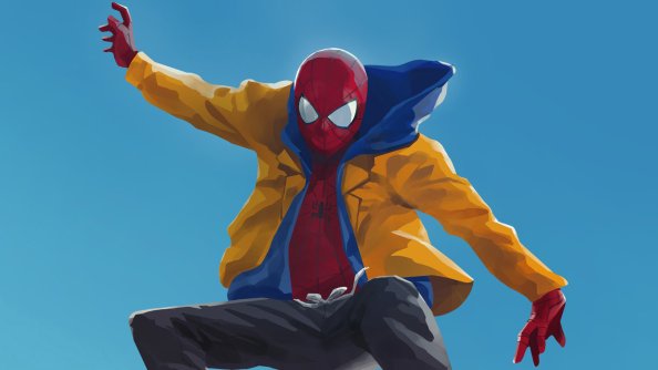 SpiderMan Into The Spider Verse Digital Artwork
