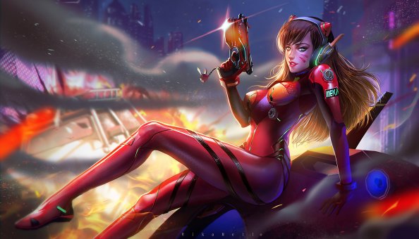 Dva Overwatch Fan Art