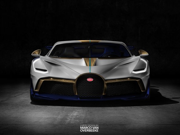 White Bugatti Divo
