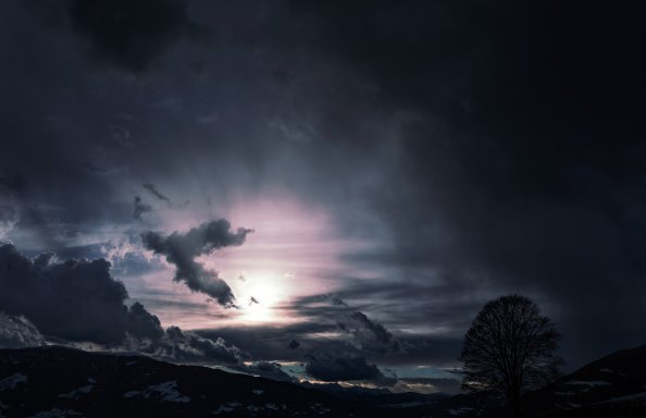 Dark Clouds Sky 5k