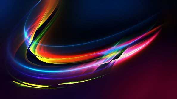 Motion Blur Lights Abstract 4k