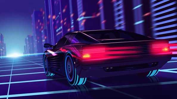 Cyber Car Neon City