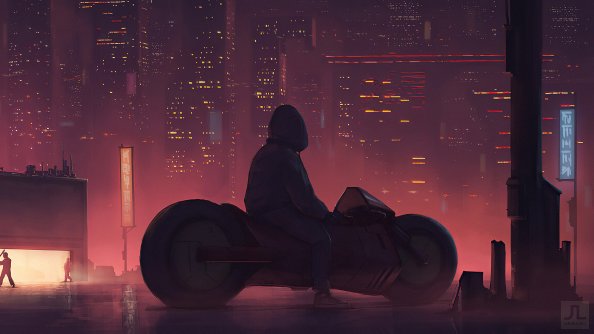 Cyber City Bike Man