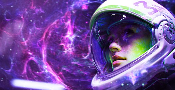 Astronaut Girl 4k