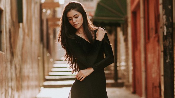 Attractive Ballet Dancer Street