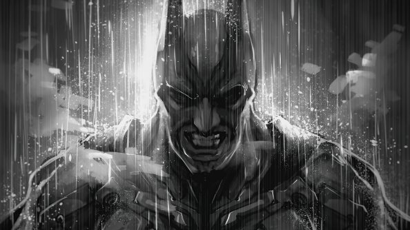 Batman Monochrome Artwork