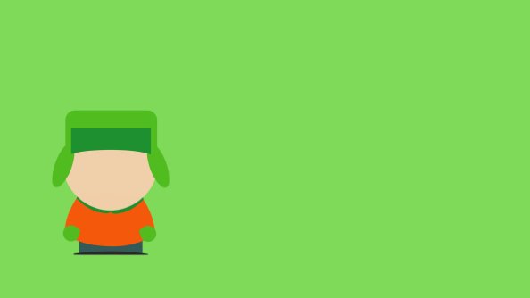 Kyle Broflovski South Park Minimalism 8k