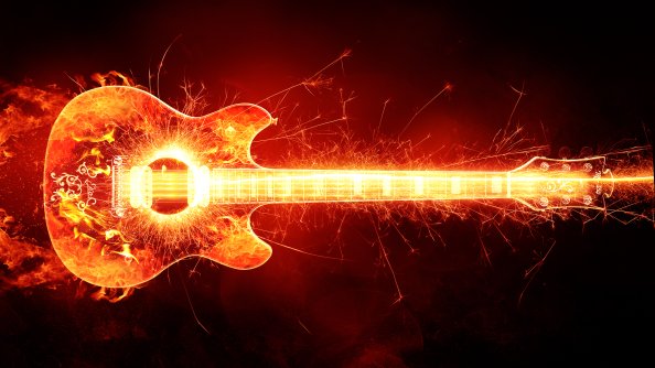 Blazing Guitar