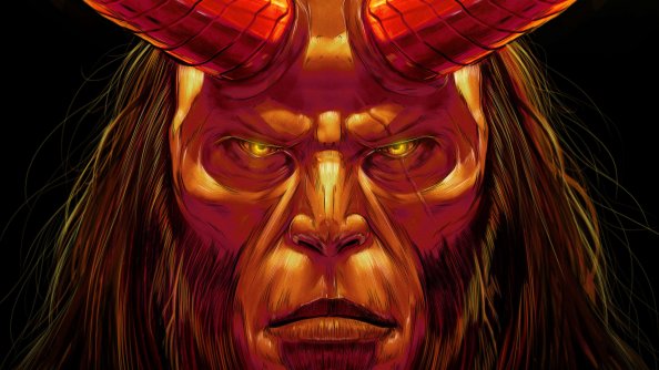 4k Hellboy Art