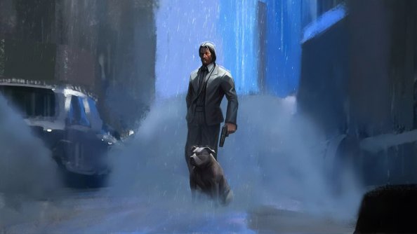 John Wick And His Dog