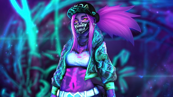 Kda Akali Fan Art 5k