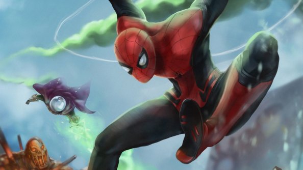 4k Spiderman Farfrom Home Artwork