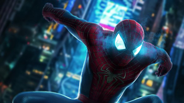 Spiderman Eyes Glowing