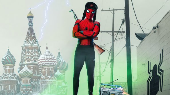 Spider Slav Concept Poster 4k