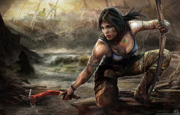 Tomb Raider 5k Art