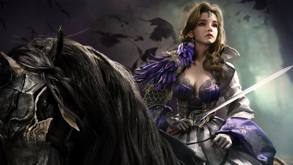 Warrior Queen On Horse 4k