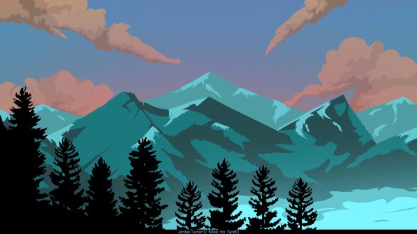Appalachia Mountain 8k Illustration